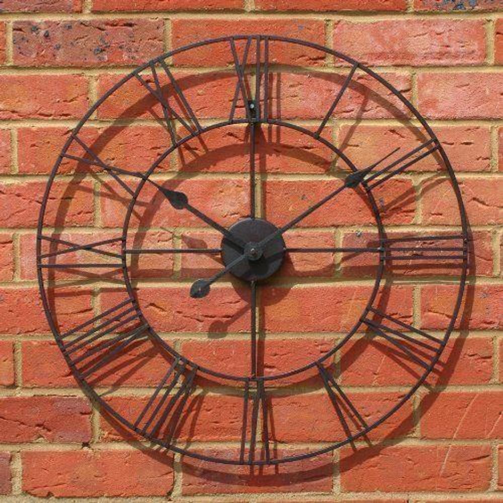 60CM ROMAN METAL CLOCK