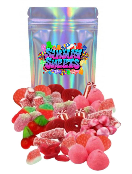 1kg Red Pick n Mix Sweets Assortment Candy