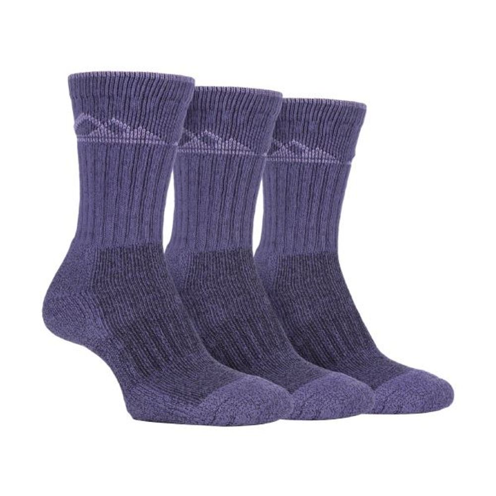 Storm Bloc - 3 Pairs Ladies Heavy Cushion Cotton Socks