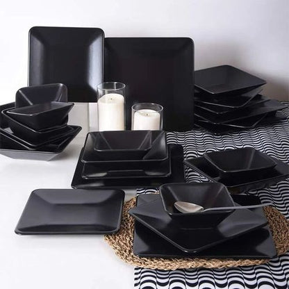 Ceramic Snack&Dip Bowl Black Pearl Black 15cm