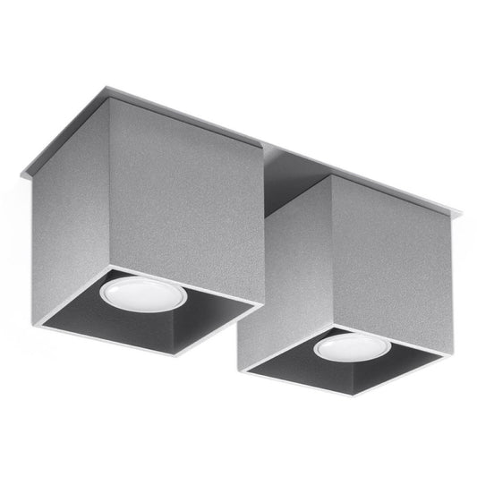 Ceiling lamp aluminum Quad modern Design GU10