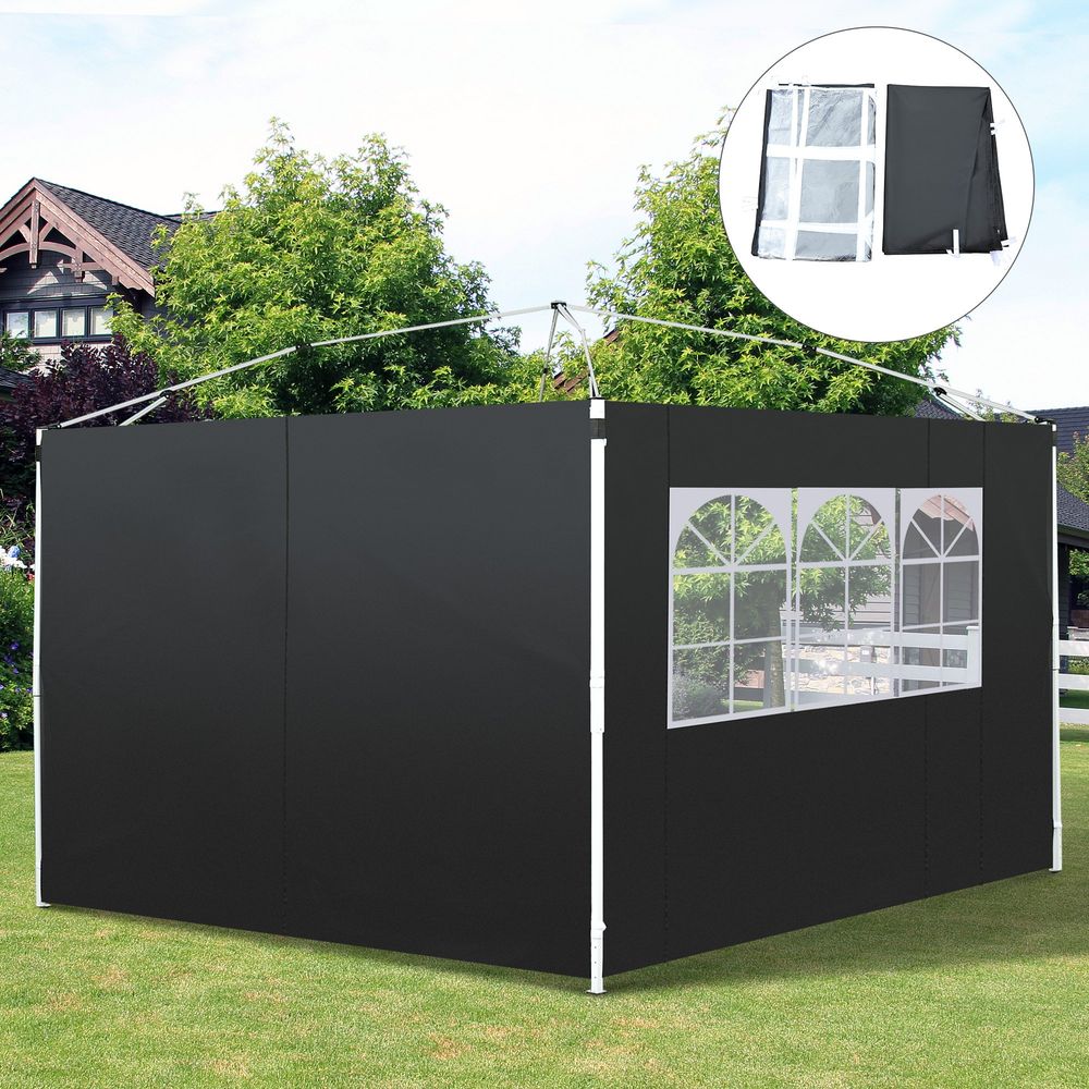 3m Gazebo Exchangeable Side Panel Panels W/ Window