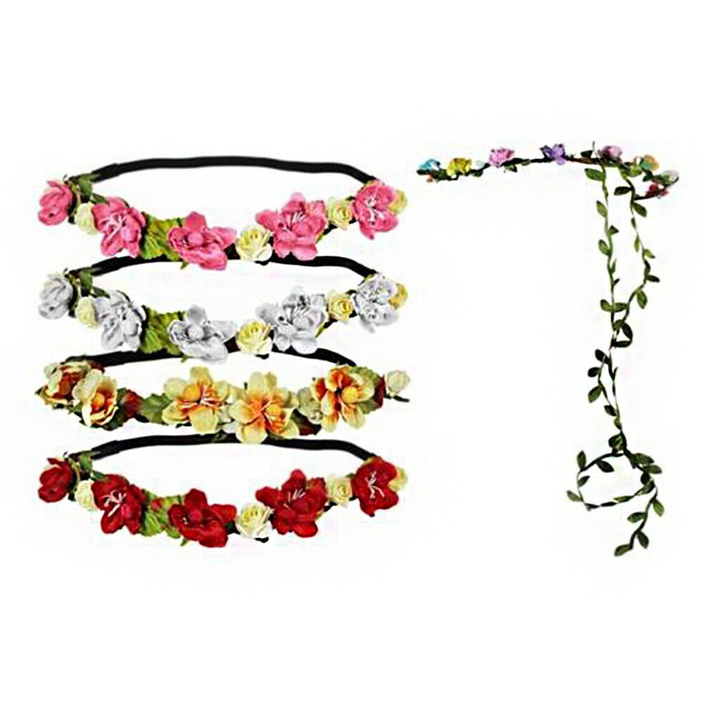 Flower Head Garland Crown Perfect for Festivals | Weddings or Summer days