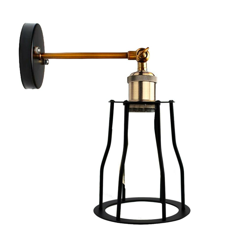 Morden Industrial Black Mug shape Wall Light  Adjustable Indoor Wall Sconce