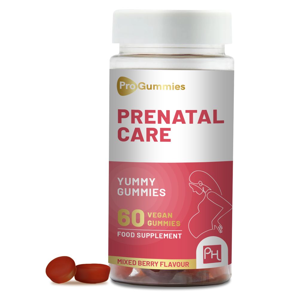 Prenatal Care Gummies | 60 Vegan Pro Gummies | Yummy Gummies