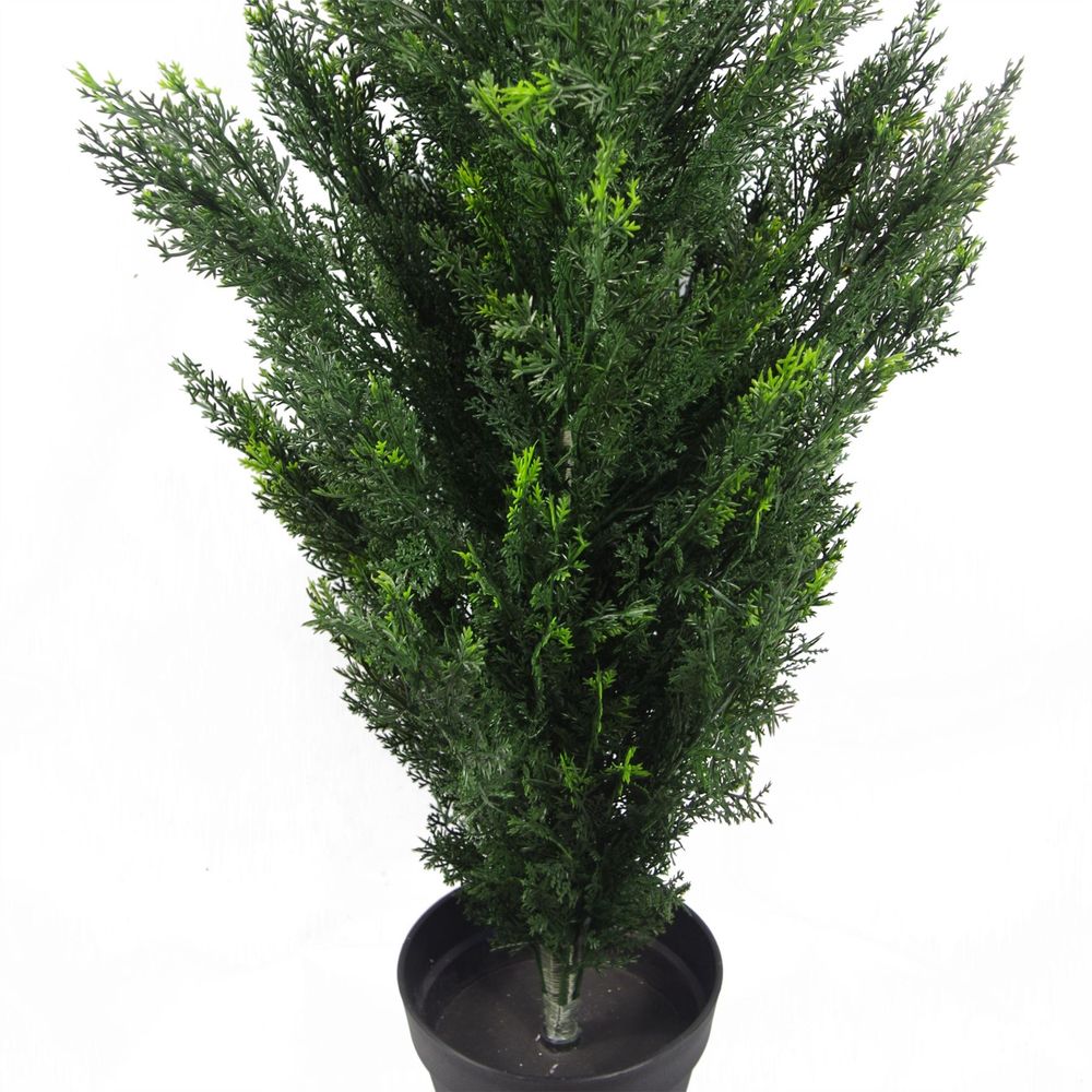 120cm Artificial Cedar Cypress Topiary UV Resistant