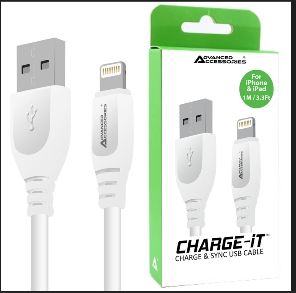 AA CHARGE-IT 8 Pin USB Data Cable for Apple Lightning devices