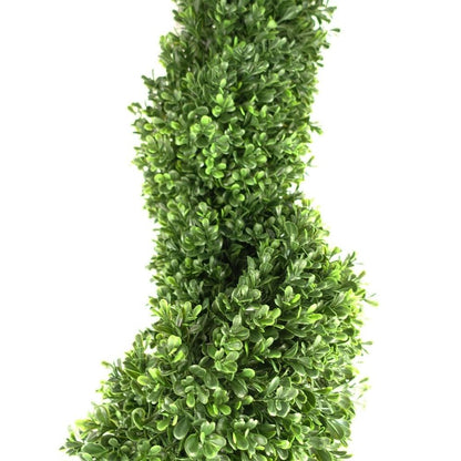 125cm UV Resistant Plastic New Boxwood Spiral Tree 920 leaves