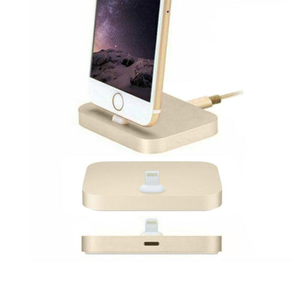 Aquarius Aluminium Phone Dock Compatible with Eight-Pin Devices, Gold