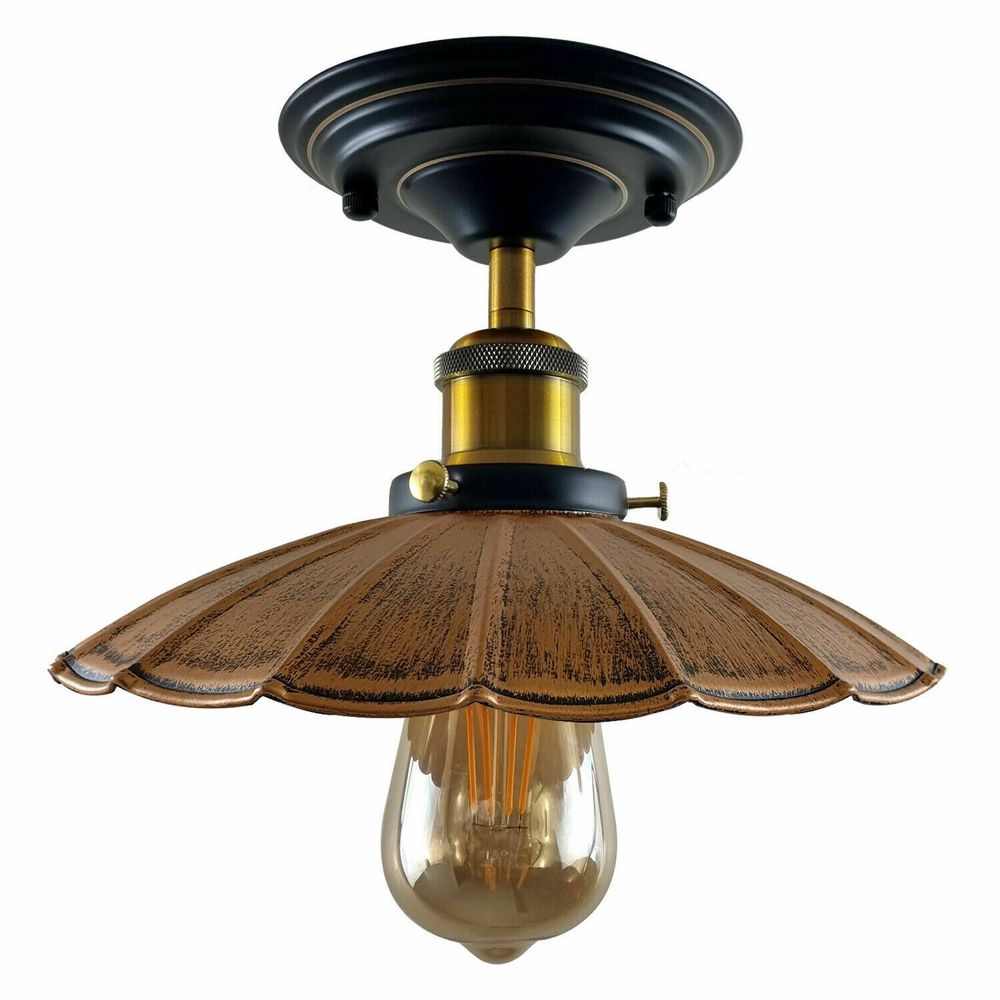 Modern Industrial Retro Loft Metal Ceiling Light Indoor Light Fitting Kitchen