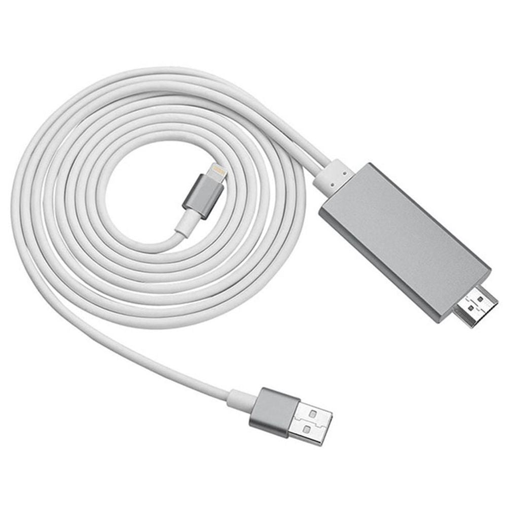 Aquarius HDMI Cable for Smartphone & Tablet Space Grey