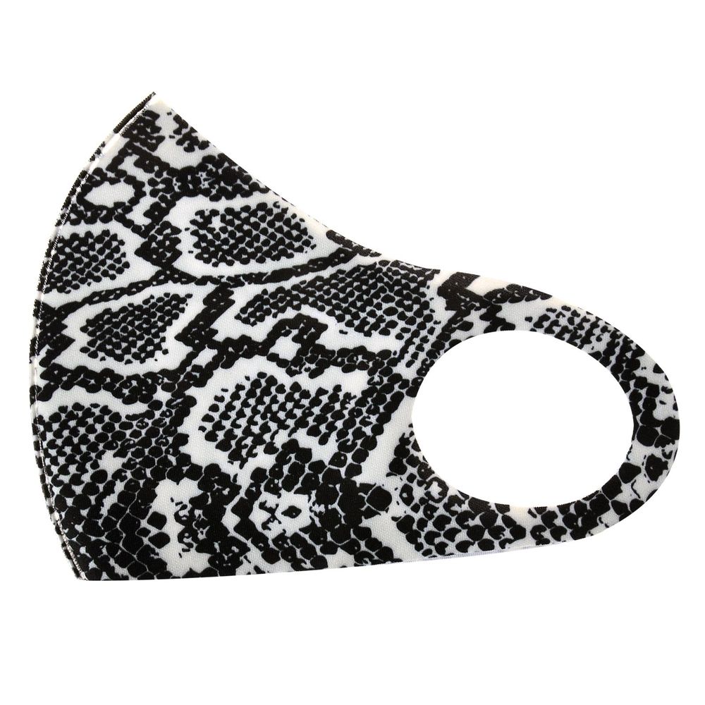 Reusable Mens Face Mask PMS-755036 BLACK COBRA