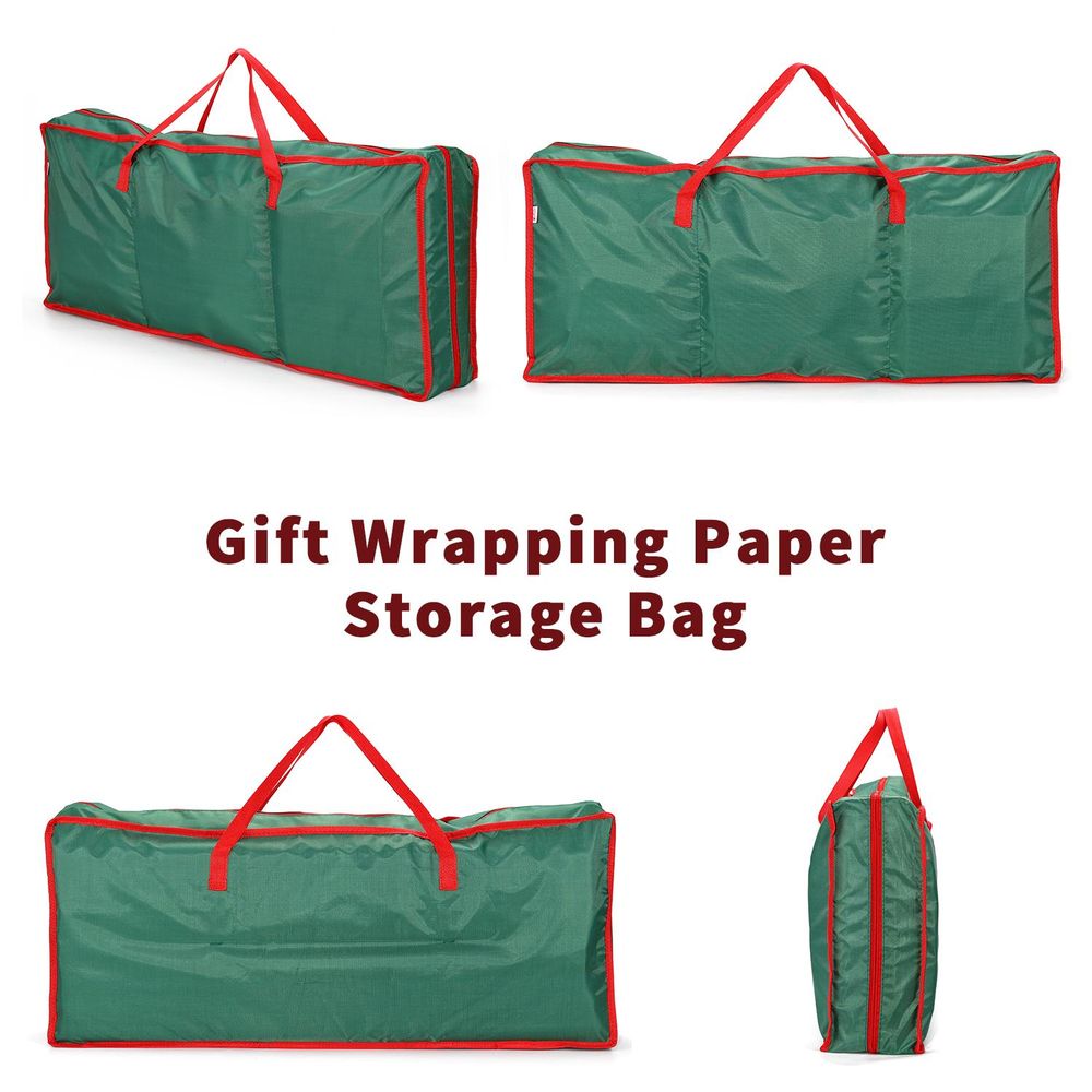 Christmas Xmas Decoration Gift Wrap Fabric Storage Bag [Green,0008941]