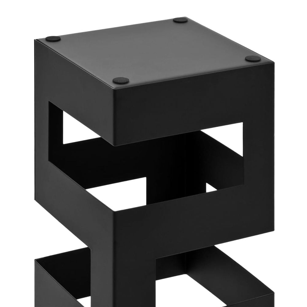 Umbrella Stand Tetris Steel Black