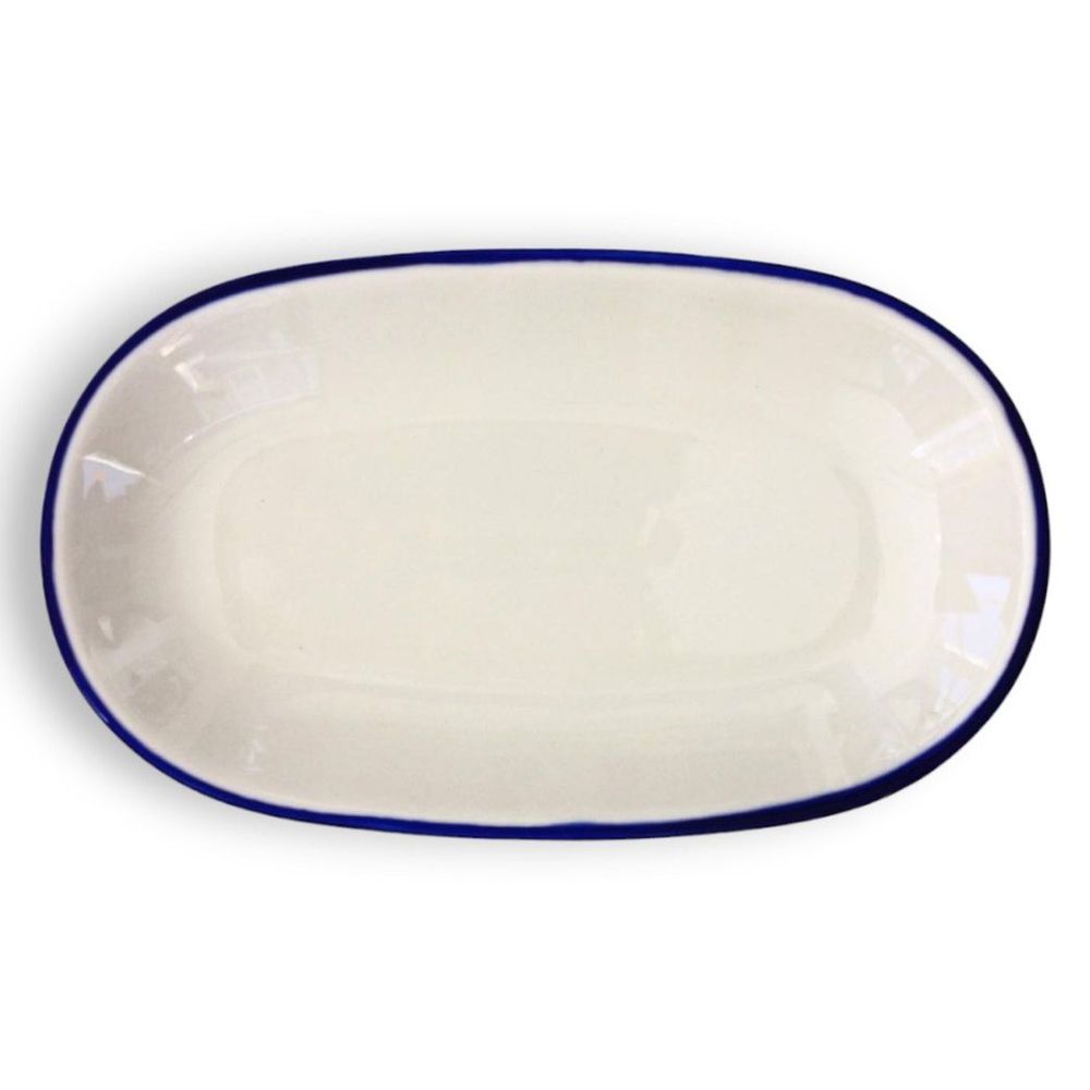 Porcelain Snack&Dip Bowl Classical Blue 15cm