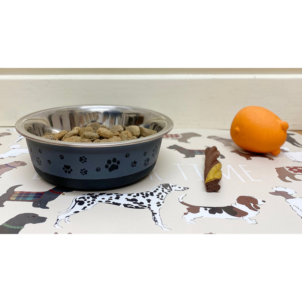 Pet Bowl 0.5 Litre In Cool Grey