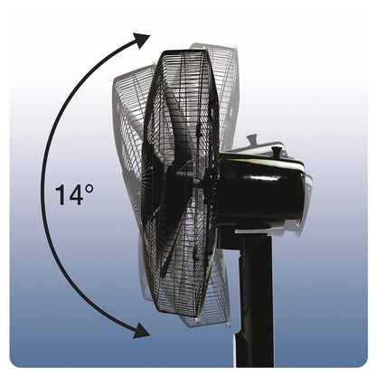 Honeywell Advanced QuietSet 16" Stand Fan With Noise Reduction Technology - Black UK Plug