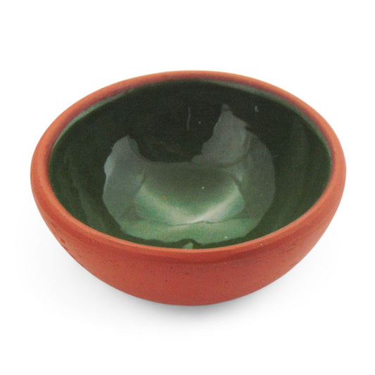 Handmade Ceramic Bowl Moroccan Green 8cm