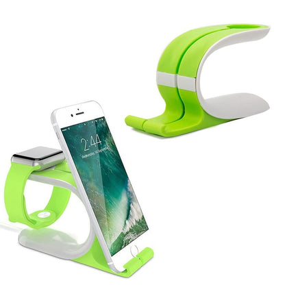 Mobile, Watch, Tablet Bracket Stand Desktop Holder Green