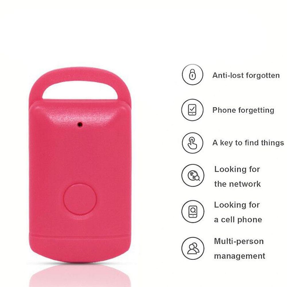 Suitcase Shaped Bluetooth Key Finder GPS Locator Anti-lost Alarm/Tracker[Pink]