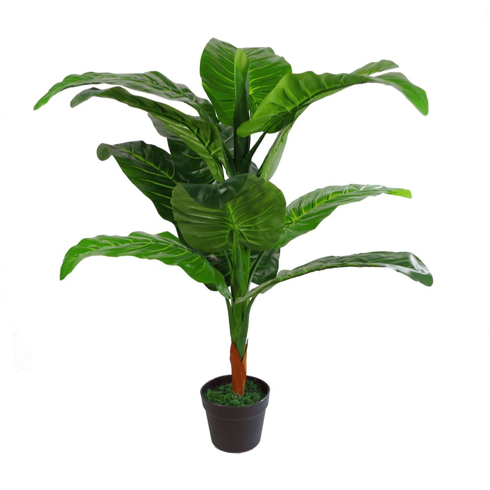 105cm Artificial Elephant Ear Plant (Colocasia) - Extra Large