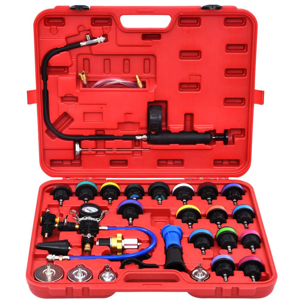 28 Piece Cooling System & Radiator Cap Pressure Tester