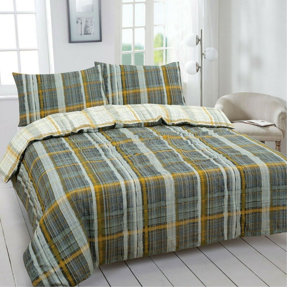 Vantona Clifford Plaid Duvet Cover Set