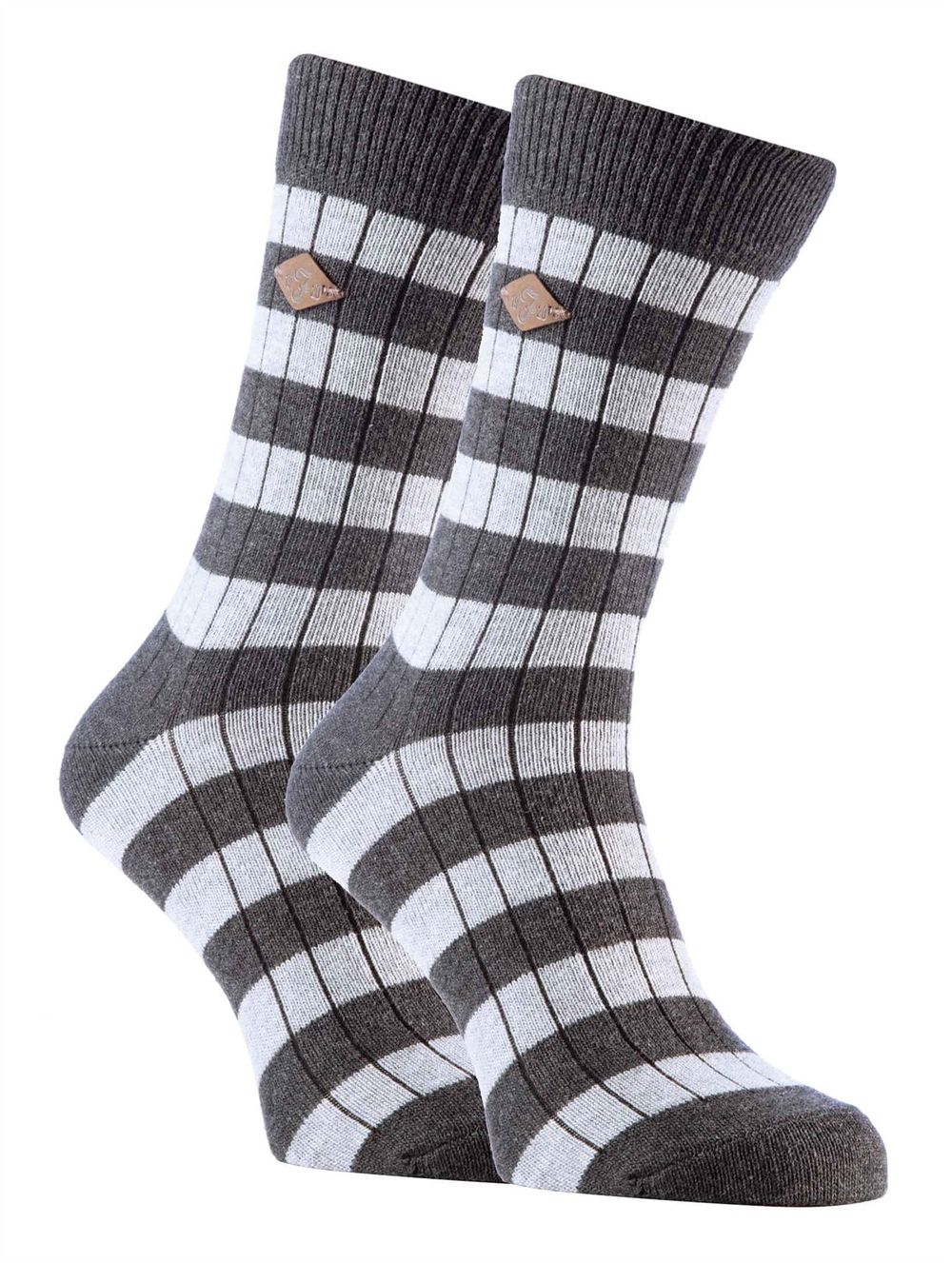 Farah 1920 - 2 Pairs Mens Striped Socks