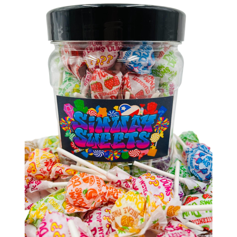 Dum Dums Lollipops Jar Assorted Flavours