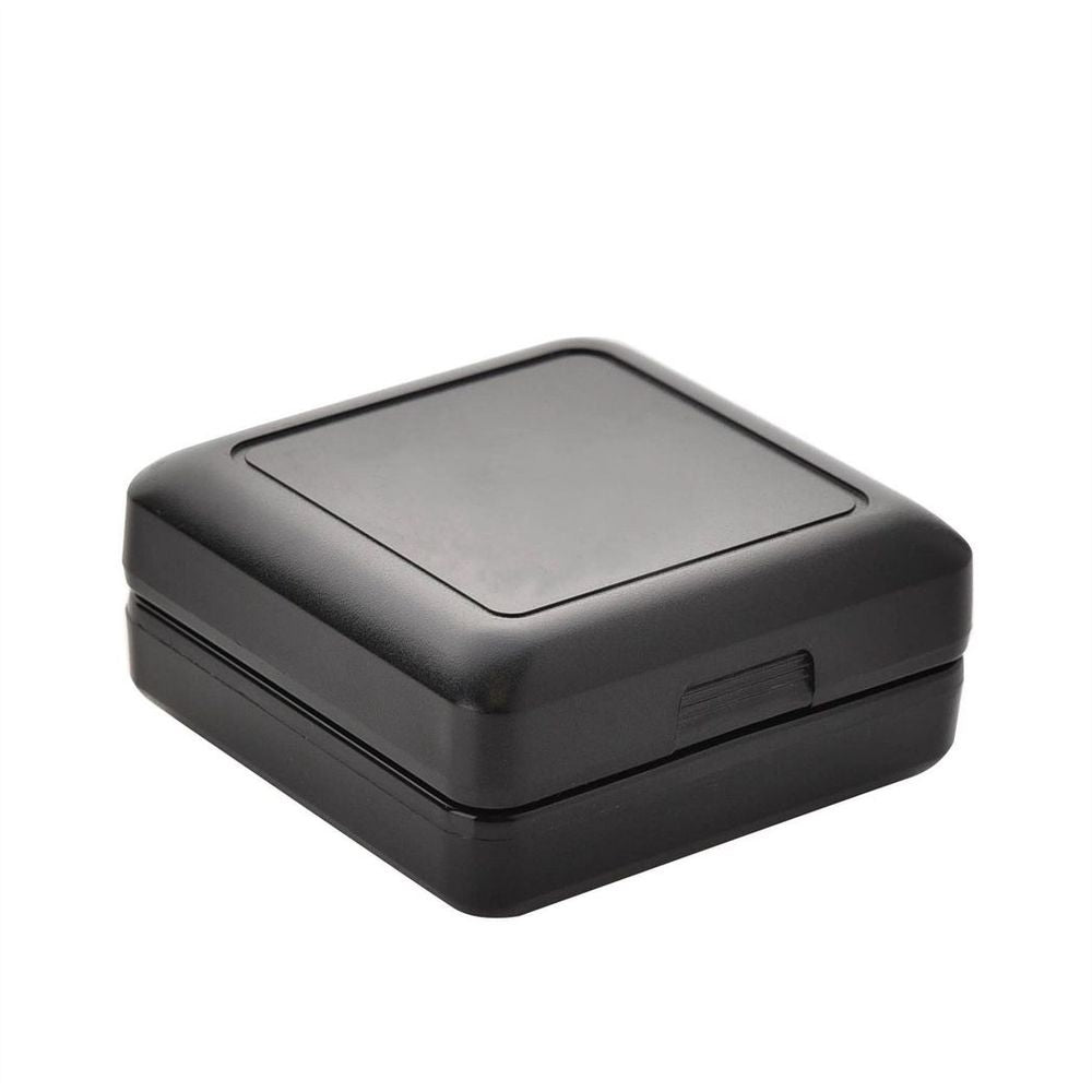 Widdop Folding Case Quartz Travel Alarm Clock Black 5165B