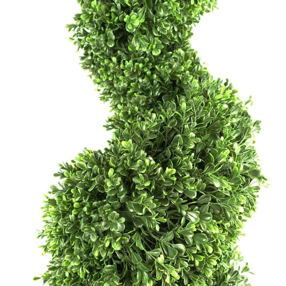 125cm UV Resistant Plastic New Boxwood Spiral Tree 920 leaves