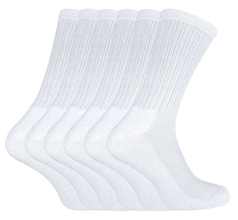 6 Pairs Bamboo Sport Socks