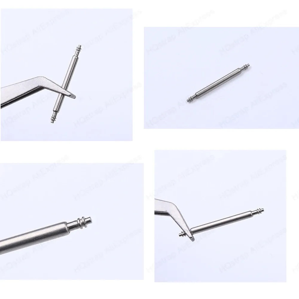 20pcs Watch Band Spring Pins 22mm 20mm 18mm 16mm 19mm 24mm 26mm Metal Spring Bars Strap Link Pins Repair Tool 1.5mm 1.8mm 2.0mm