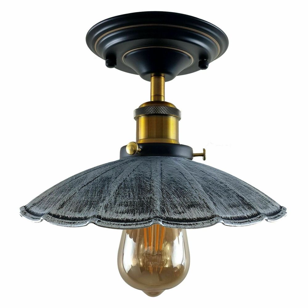 Modern Industrial Retro Loft Metal Ceiling Light Indoor Light Fitting Kitchen