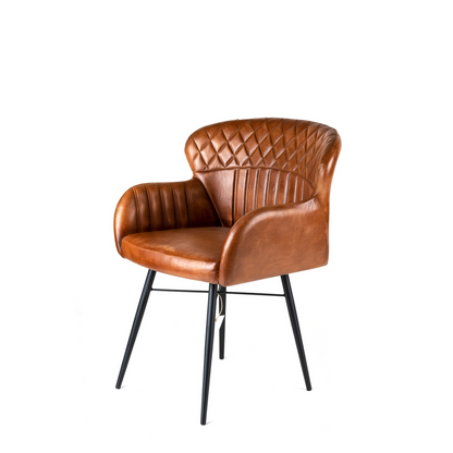 81CM LEATHER DINING CHAIR