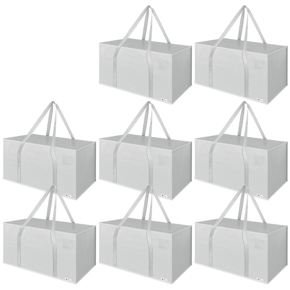 8PK MOVING BAGS GREY 1010301