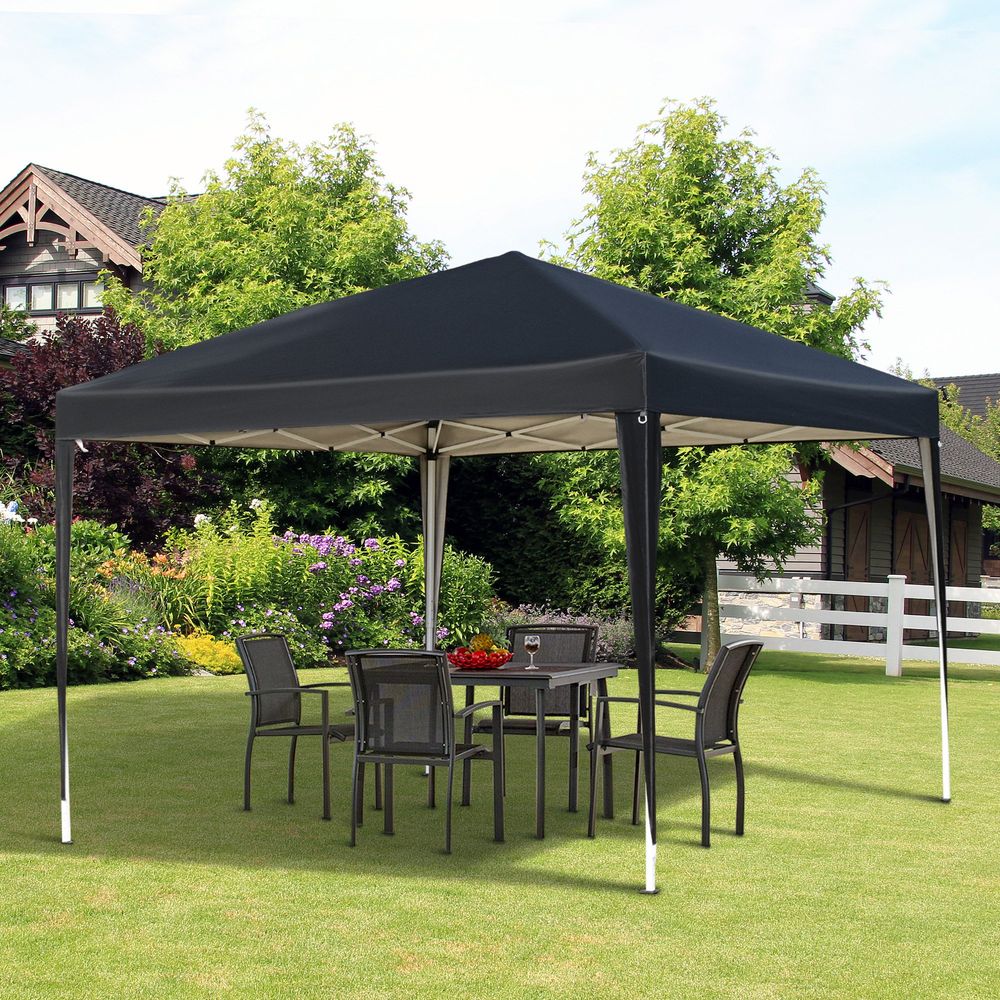 3x3m Garden Pop Up Gazebo Marquee Party Tent Wedding Canopy UV Protection