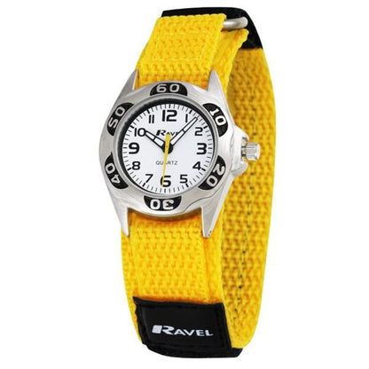 Ravel Children Velcro Nylon Watch Available Multiple Colour & Design R1507