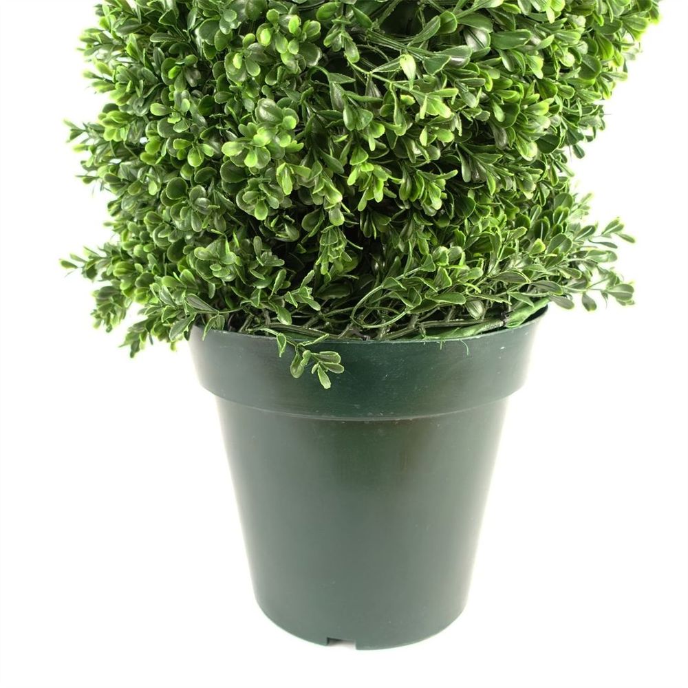 125cm UV Resistant Plastic New Boxwood Spiral Tree 920 leaves