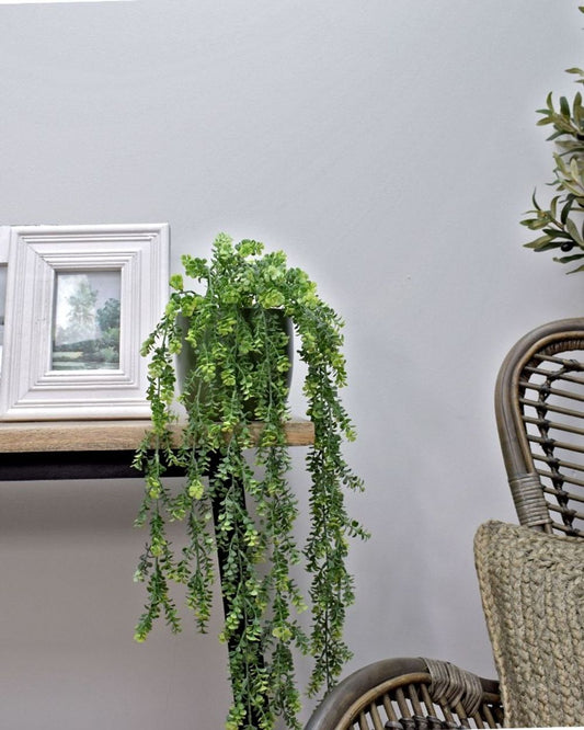 Artificial Boxwood Hanging Leaf Green 71cm