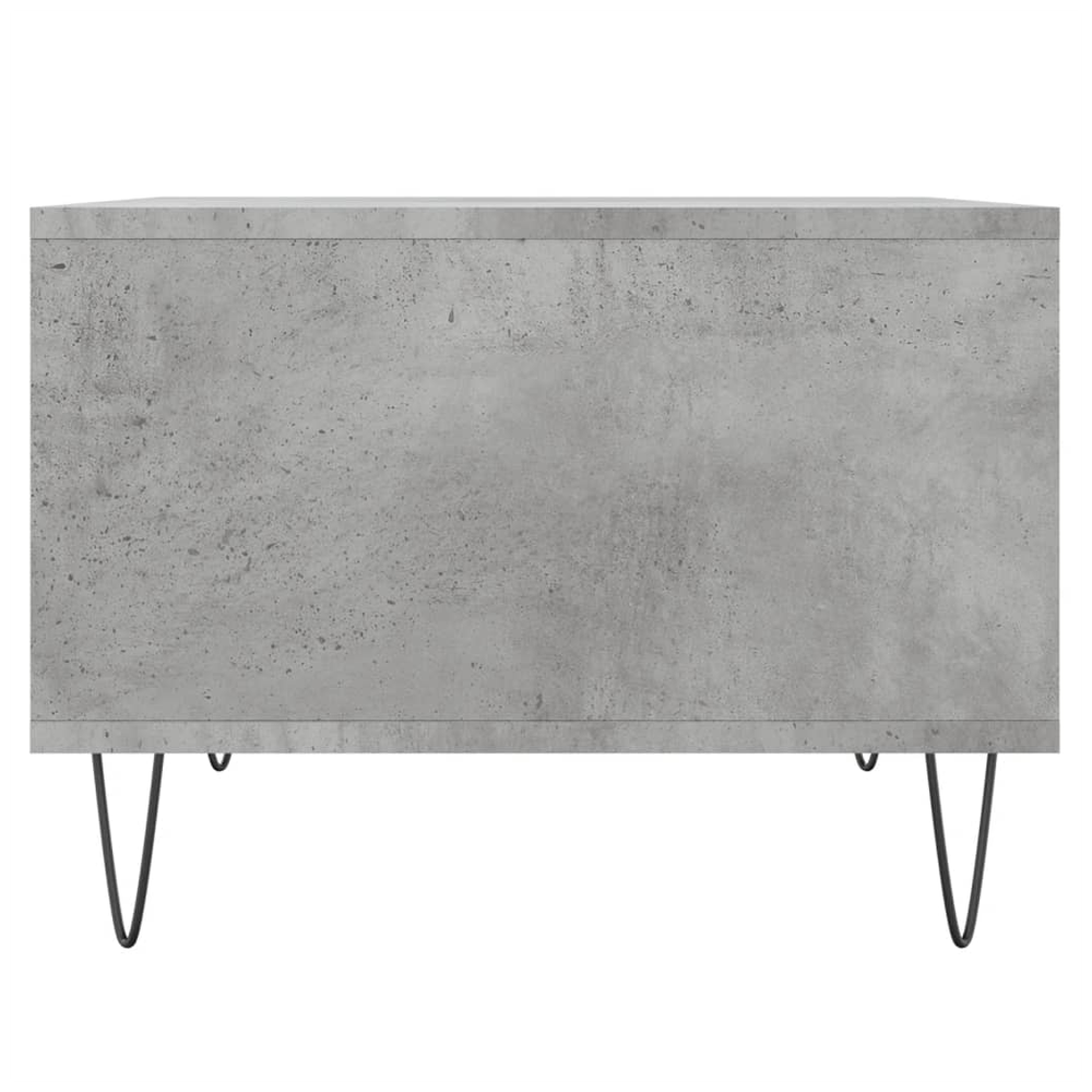 vidaXL Coffee Table Concrete Grey 60x50x36.5 cm Engineered Wood