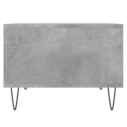 vidaXL Coffee Table Concrete Grey 60x50x36.5 cm Engineered Wood