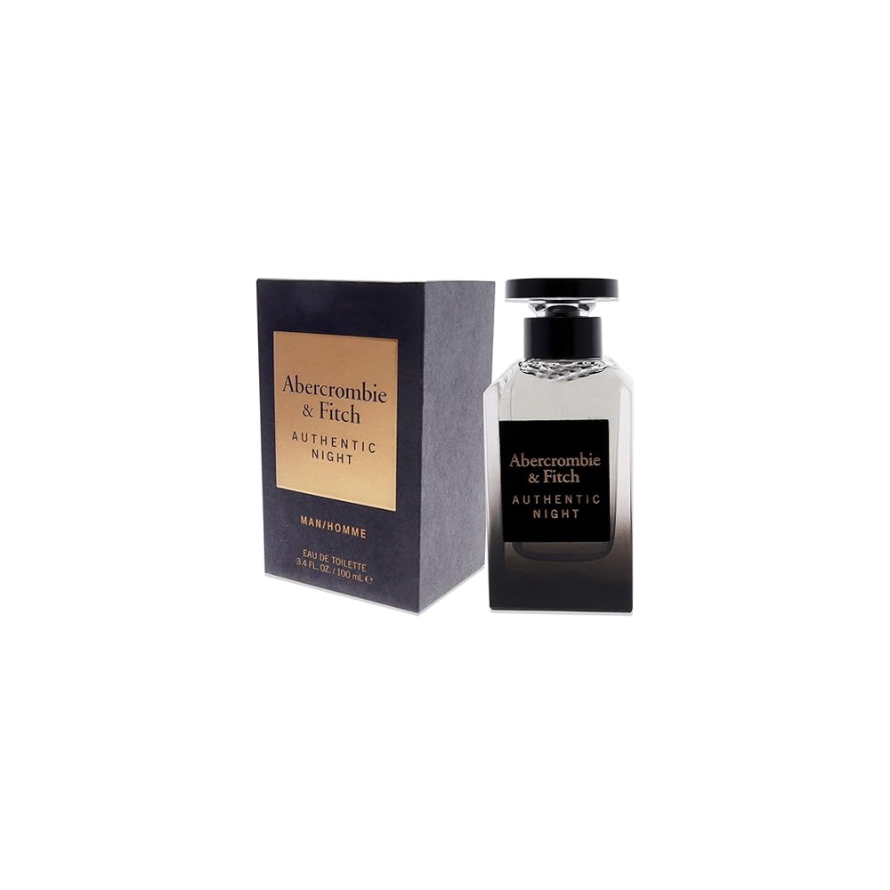 Abercrombie & Fitch Authentic Night Man  Eau De Toilette Spray 100ml