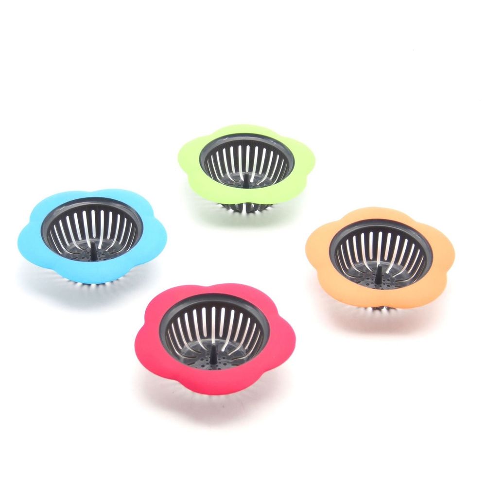 Flower Sink Plug Drain Strainer - Available in 4 Colours