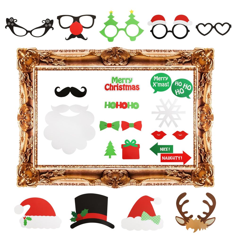 Christmas Photobooth Props