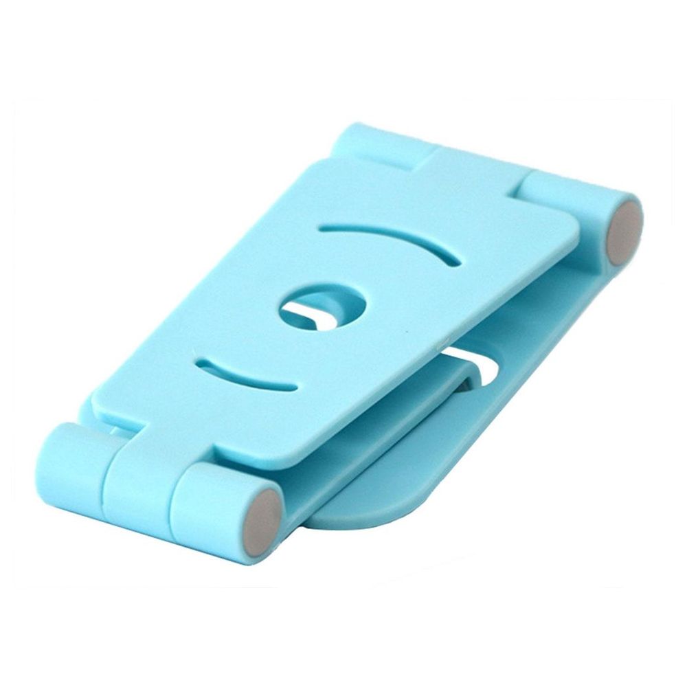 Aquarius Plastic Folding Table Top Phone Holder, Blue