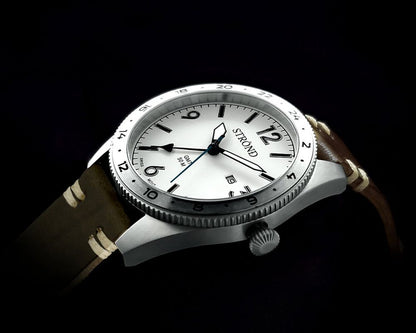 SSC-101 24h GMT, All Stainless Steel & Cream