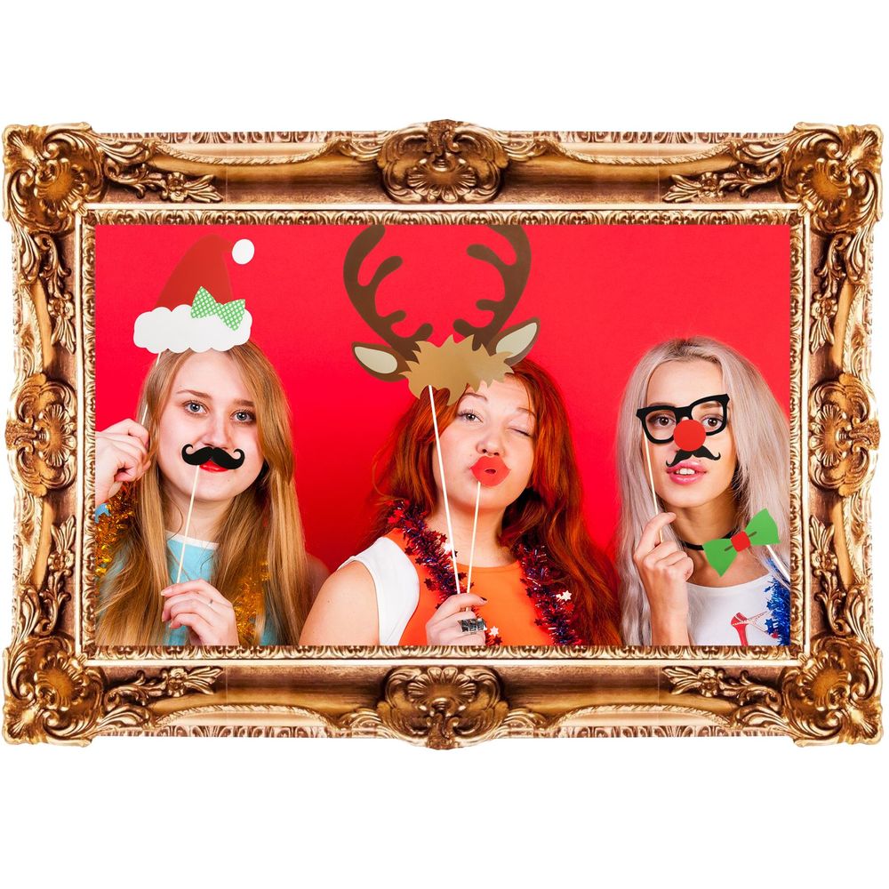 Christmas Photobooth Props