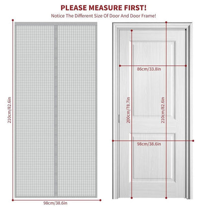 VINSANI MAGNETIC SCREEN DOOR GREY 1010380