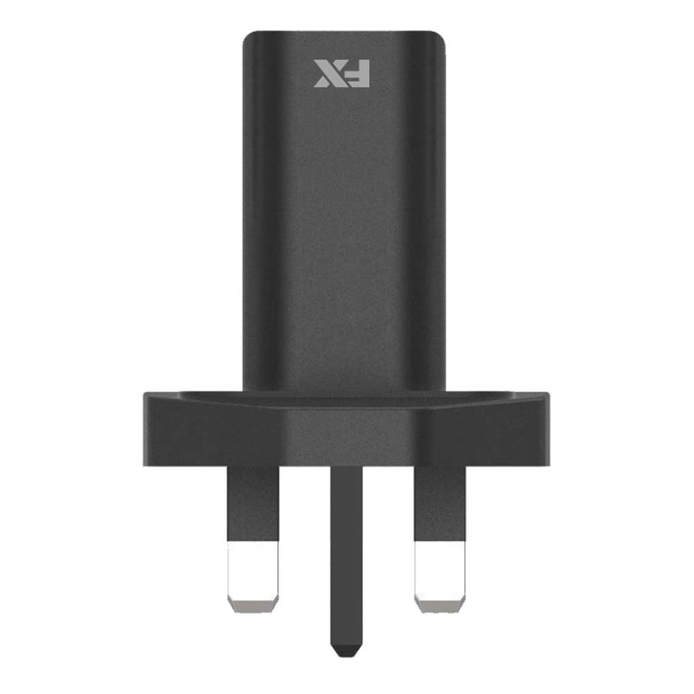 FX Mains Charger USB 1A Compatible with USB Devices, Black